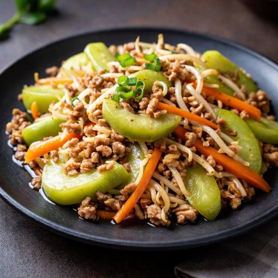 Guisadong sayote with carrots and togue