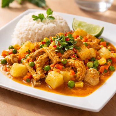 Guiso de mondongo peruano