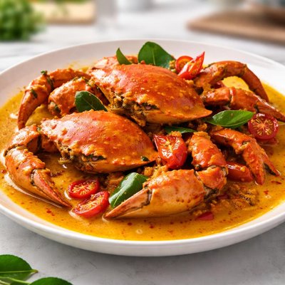 Gulai masak ketam