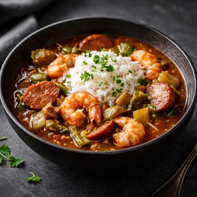 Gumbo with rice