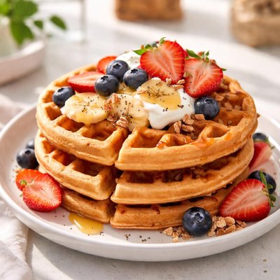 Gut healthy waffles