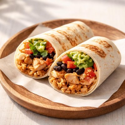 Guzman y gomez mini chicken burrito