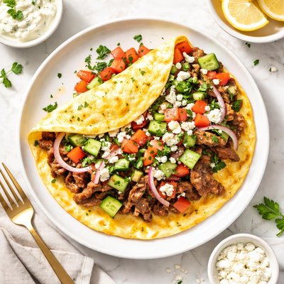 Gyro omelette