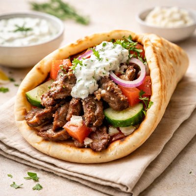 Gyro with lamb