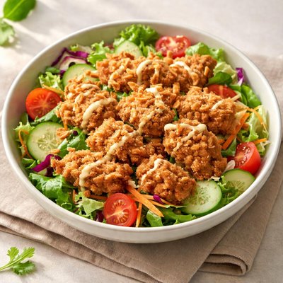 Gyu kaku karaage salad