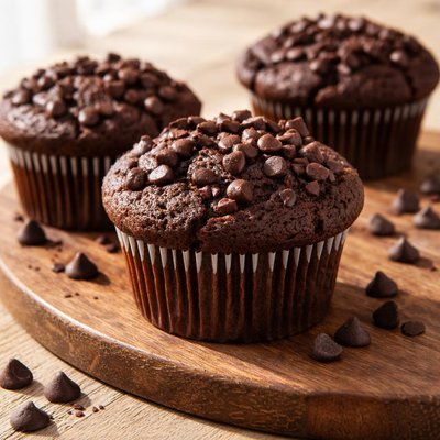 H-e-b double chocolate muffin