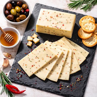 H-e-b havarti with peppers