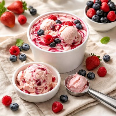 Haagen daz summer berries and cream