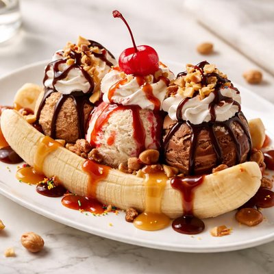 Haagen dazs dazler sundae banana split