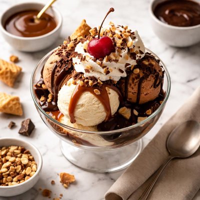 Haagen dazs sundae