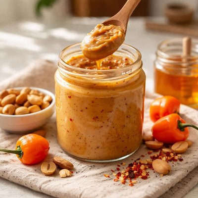 Habanero honey peanut butter