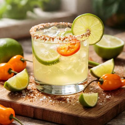 Habanero lime margarita