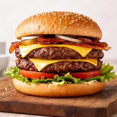 Habit burger double char