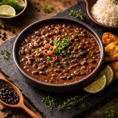Haitian black bean sauce