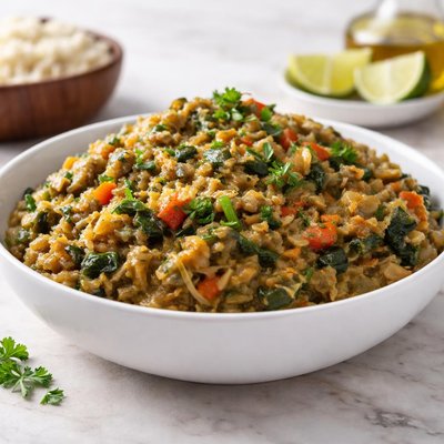 Haitian mashed vegetables