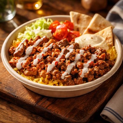 Halal guys small plate