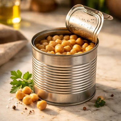 Half a can of chickpeas