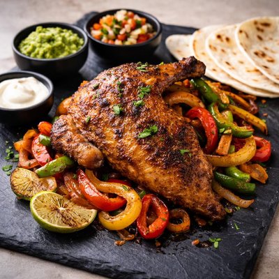 Half a chicken fahita