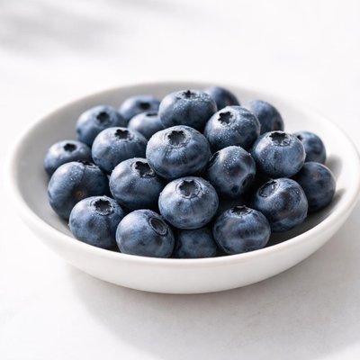 Half a cup of blueberries