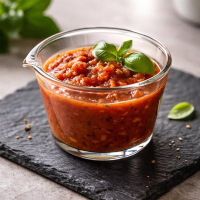 Half a cup of pasta sauce