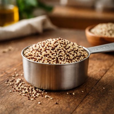 Half a cup of quinoa