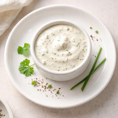 Half a cup of ranch dressing