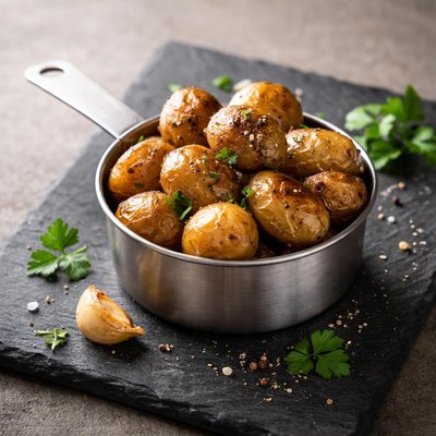 Half a cup of roasted small potatoes