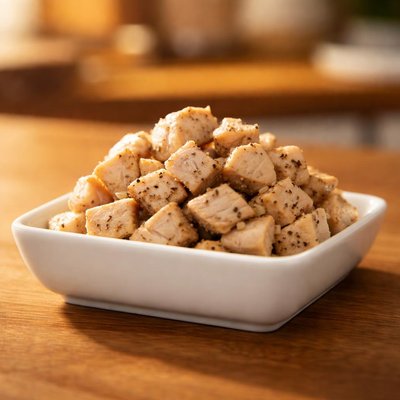 Half a cup of turkey meat