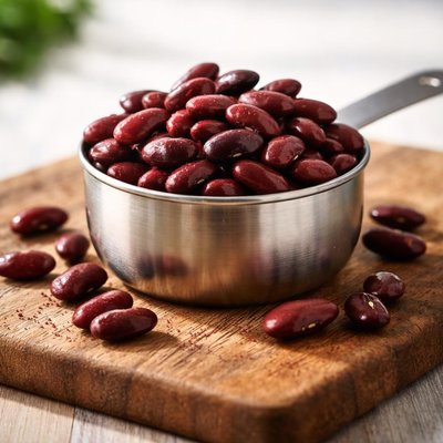 Half a cup red beans