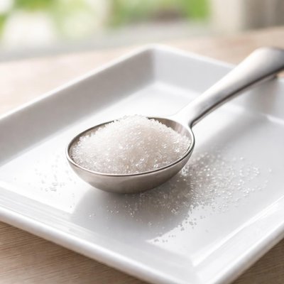 Half a teaspoon of sugar