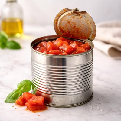 Half a tin of chipped tomatoes