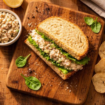 Half a tuna salad sandwhich panera