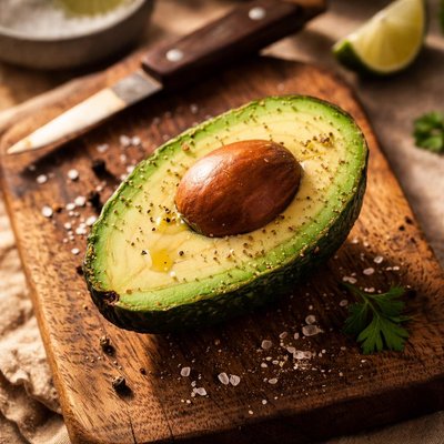 Half avacado