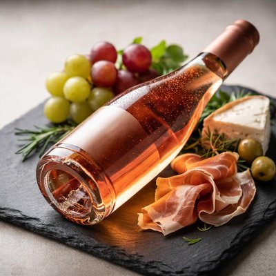 Half bottle of rose wine