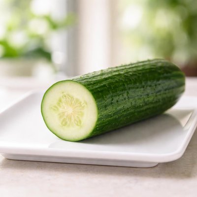 Half cucumber