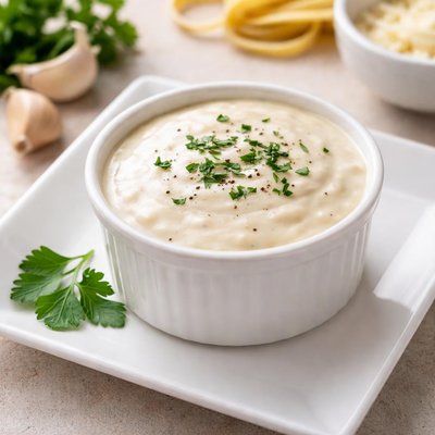 Half cup alfrado sauce