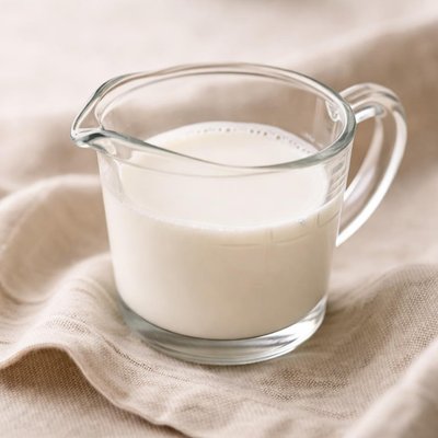 Half cup low fat milk