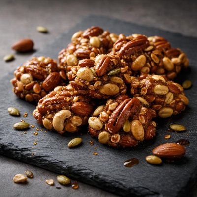 Half cup nut clusters