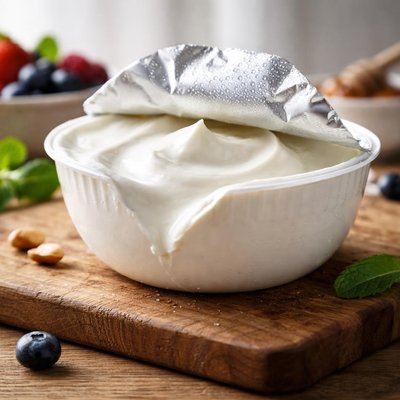 Half greek yogurt
