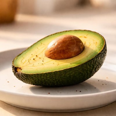 Half large avocado