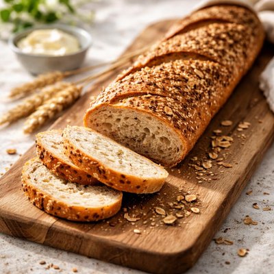 Half meergranen stokbrood