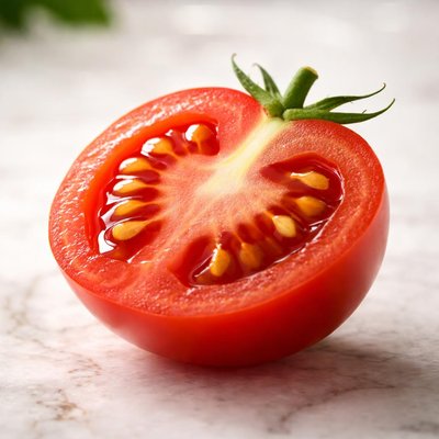 Half of a small tomato