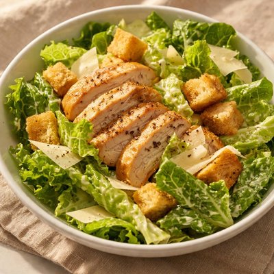 Half of ceaser salad