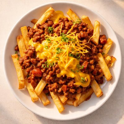 Half of wendys chili cheese fries