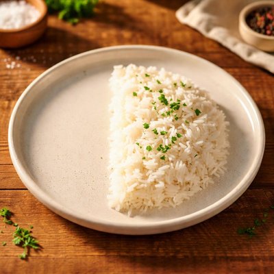 Half portion of rice