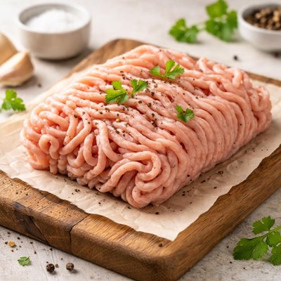 Half pound ground turkey