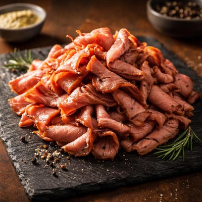 Half pound shaved beef