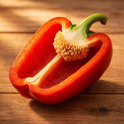 Half red pepper
