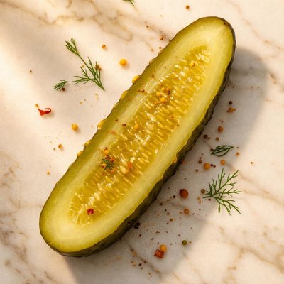 Half slice pickle