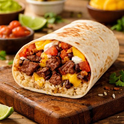 Half steak burrito from taco bell